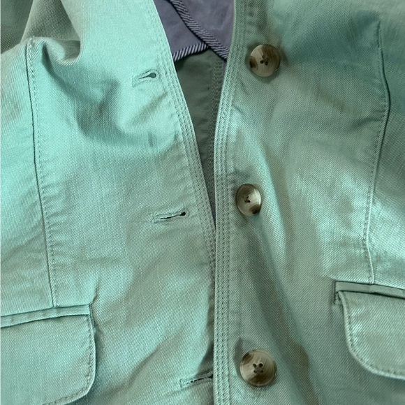 L.L. BEAN Women's Seafoam Green Blazer Jacket 3-Button Classic Size Small - Picture 5 of 17